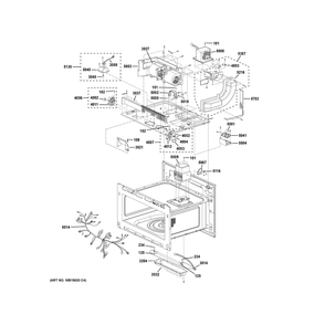 Insulator Parts Diagram and Parts List for CWB713P2V1S1  General Electric Microwave
