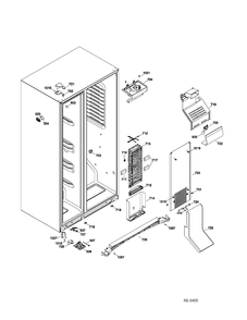 FZ FUNCTIONAL PARTS Diagram and Parts List for GSRS3KLZDFSS  General Electric Refrigerator