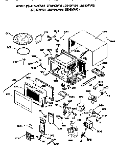 Part Location Diagram of WB6X416 GE Support Roller Assembly