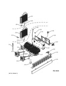 Unit Parts Diagram and Parts List for ZIS480NX  General Electric Range