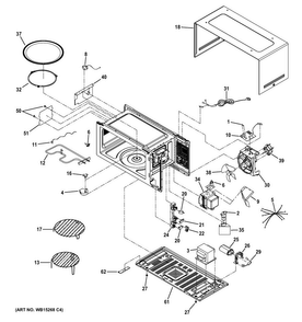Part Location Diagram of WB24X25617 GE H.V.TRANSFORMER