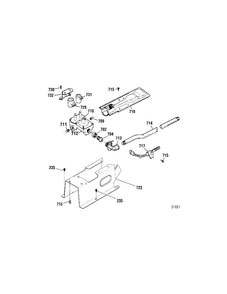 GAS VALVE Diagram and Parts List for PCCB330GJ1WC  General Electric Washer