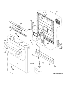 Part Location Diagram of 165D9739P062 GE Insert Mini Manual