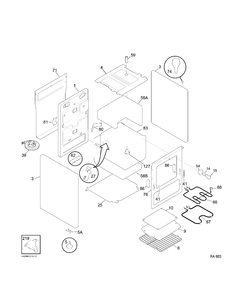Part Location Diagram of WG02A00979 GE SCREW