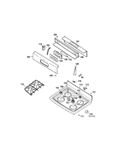 Part Location Diagram of WS01L03439 GE PANEL SIDE BROIL LEFT