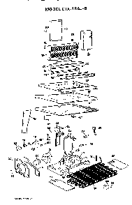 Unit Parts Diagram and Parts List for CTX18AJBR  Hotpoint Refrigerator