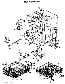 Part Location Diagram of WD34X788 GE DISCONTINUED