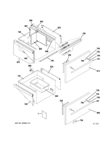 DOORS Diagram and Parts List for ZIDS240WASS  General Electric Refrigerator