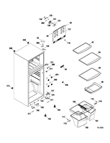 Part Location Diagram of WR01A01890 GE SCREW Assembly