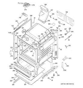 Part Location Diagram of WB56X26617 GE DIVERTER SIDE
