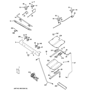 Part Location Diagram of WB28X26621 GE ORIFICE HOLDER