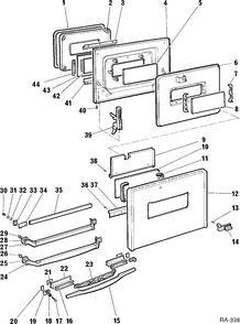 Part Location Diagram of WB2M603 GE NO LONGER AVAILABLE