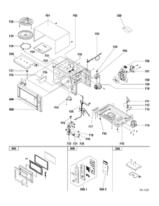 Part Location Diagram of WB56M1506 GE NO LONGER AVAILABLE