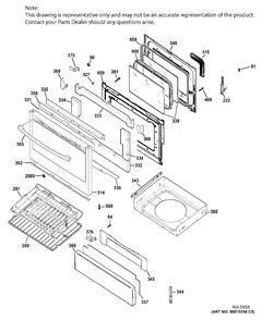 Part Location Diagram of WS01F06211 GE MANIFOLD PIPE