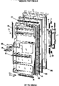 Part Location Diagram of WR4X177 GE DISCONTINUED