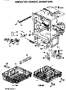 Part Location Diagram of WD12X419 GE Junction Box