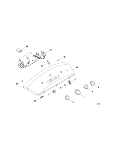 CONTROL PANEL Diagram and Parts List for PTMN940EMWS0  General Electric Dryer