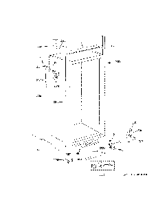 Cabinet Diagram and Parts List for ZIF360NPBLH  General Electric Freezer