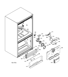 Functional Parts Fz Diagram and Parts List for MBR12DGH1WW  General Electric Range