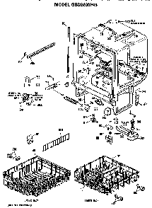 Part Location Diagram of WD16X310 GE C DETERGENT
