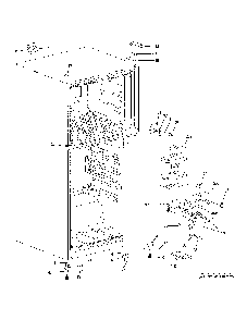 Fresh Food Section Diagram and Parts List for GIE21GSHFSS  General Electric Refrigerator