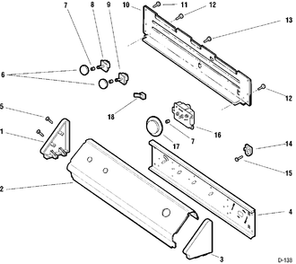 Part Location Diagram of 572D524P010 GE Label, wiring