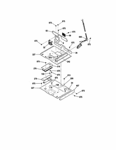 Pedestal Diagram and Parts List for 91147699100  Kenmore Microwave