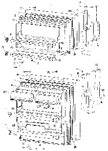 Doors Diagram and Parts List for TBX21KKGR  General Electric Refrigerator