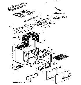 Part Location Diagram of WB2X7894 GE BRKT-SPRING