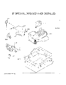 Optional Accessories Diagram and Parts List for GFD28GELLDS  General Electric Refrigerator