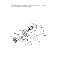 BLOWER & DRIVE ASM Diagram and Parts List for GUD27ESMJ0WW  General Electric Dryer