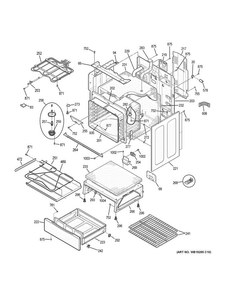Part Location Diagram of WB35X27496 GE OVEN WRAPER INSULATION