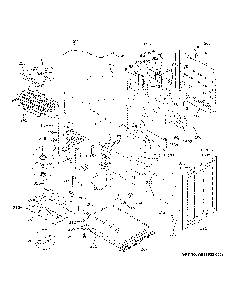 Lower oven Diagram and Parts List for JSS86SP1SS  General Electric Range