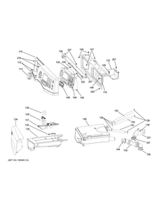 Part Location Diagram of WH41X23476 GE HANDLE