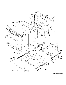 Part Location Diagram of WB35X42811 GE Insulation Side Door