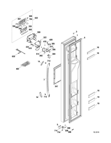 Part Location Diagram of WR2M3805 GE NO LONGER AVAILABLE