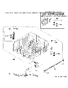 Upper Rack Assembly Diagram and Parts List for GDF450PGRAWW  General Electric Dishwasher