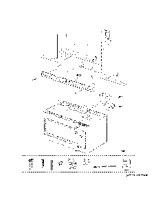 Installation Parts Diagram and Parts List for CVM517P2R1S1  General Electric Microwave