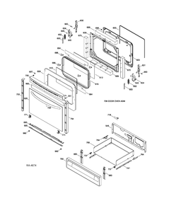 Part Location Diagram of WB53M348 GE NO LONGER AVAILABLE