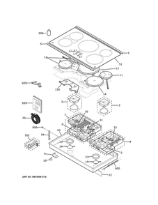 Part Location Diagram of 49-2000977 GE Pm owners manual