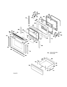 Part Location Diagram of WS01L03938 GE BACKGUARD ASM (White)