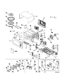 Part Location Diagram of WG02F09005 GE LEVER