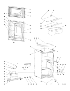 Part Location Diagram of WG03A01423 GE SPRING WASHER