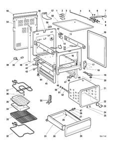 Part Location Diagram of WB2M2482 GE NO LONGER AVAILABLE