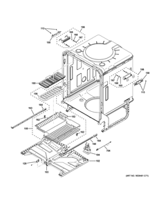 Body Parts (2) Diagram and Parts List for PDP795SYV3FS  General Electric Dishwasher