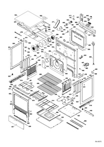 Part Location Diagram of WB53M385 GE NO LONGER AVAILABLE
