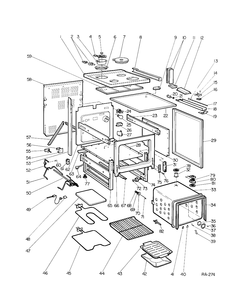 Part Location Diagram of WB1M678 GE NO LONGER AVAILABLE