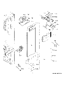 Fresh Food Section Diagram and Parts List for GNE25JGKXFBB  General Electric Refrigerator
