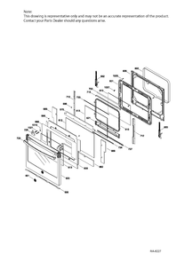 Part Location Diagram of WS01A01416 GE SCREW White