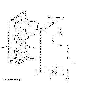 Fresh Food Door - Rh Diagram and Parts List for XNE25JSKPFSS  General Electric Refrigerator
